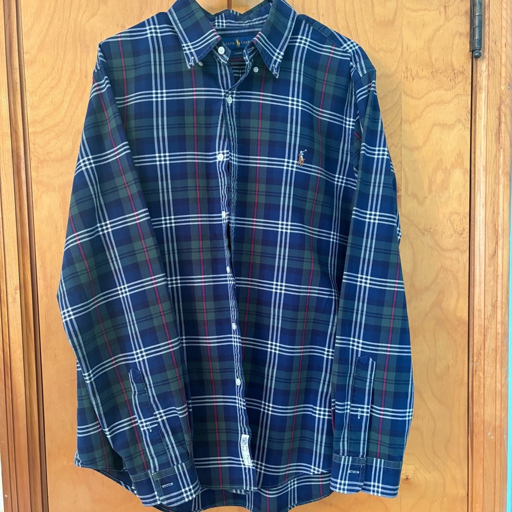 Ralph Lauren Plaid Button-Down Shirt